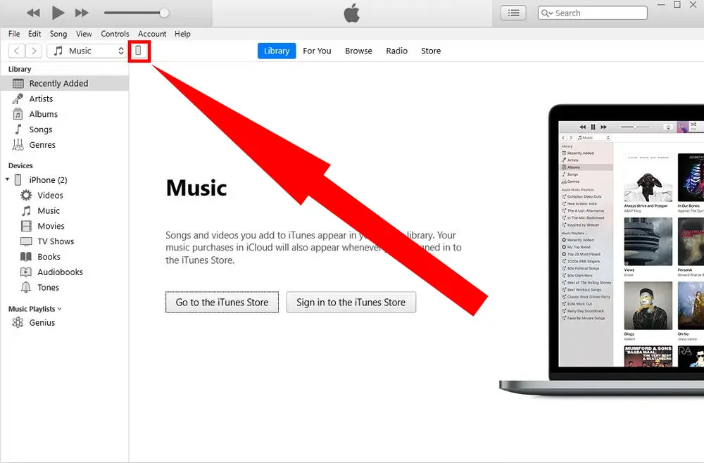 iTunes tương hỗ Phục hồi dữ liệu